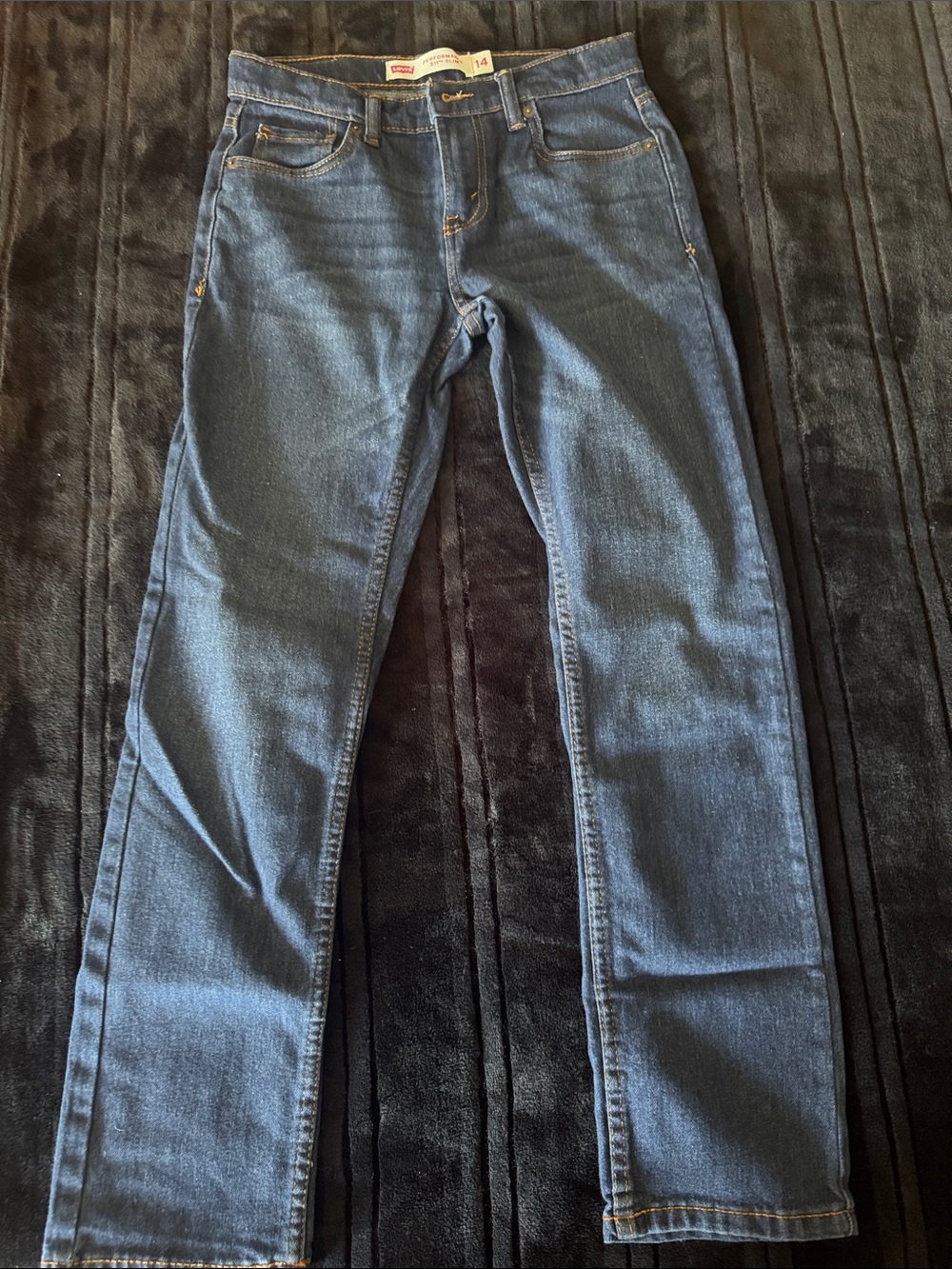 Levi's Dark Blue Straight-Leg Jeans